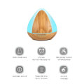 300ml Ultrasonic Oil Diffuser 7 Color Wood Grain​